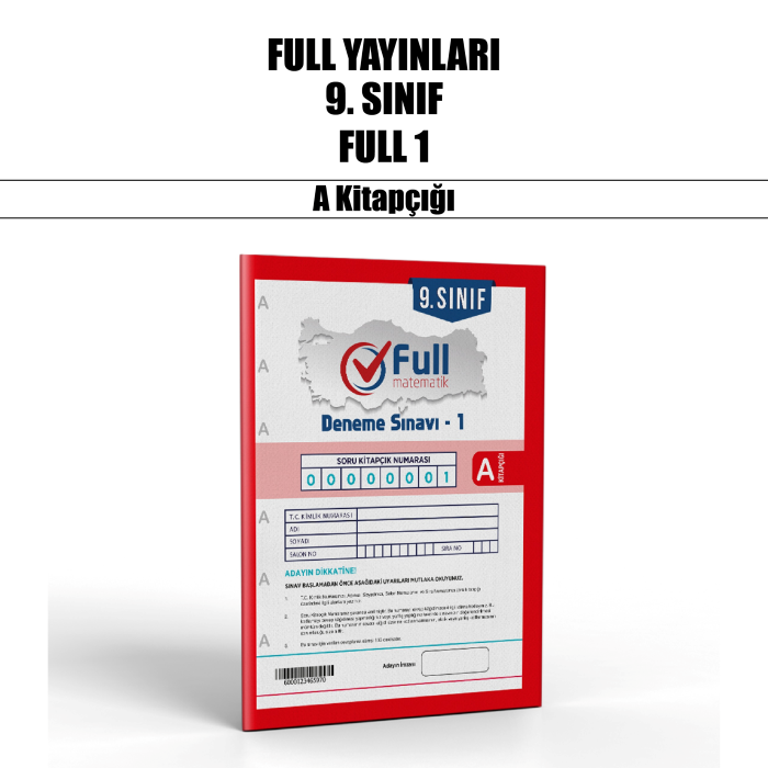 FULL 09.SINIF TARAMA DENEME SINAVI 1-A - 25-26